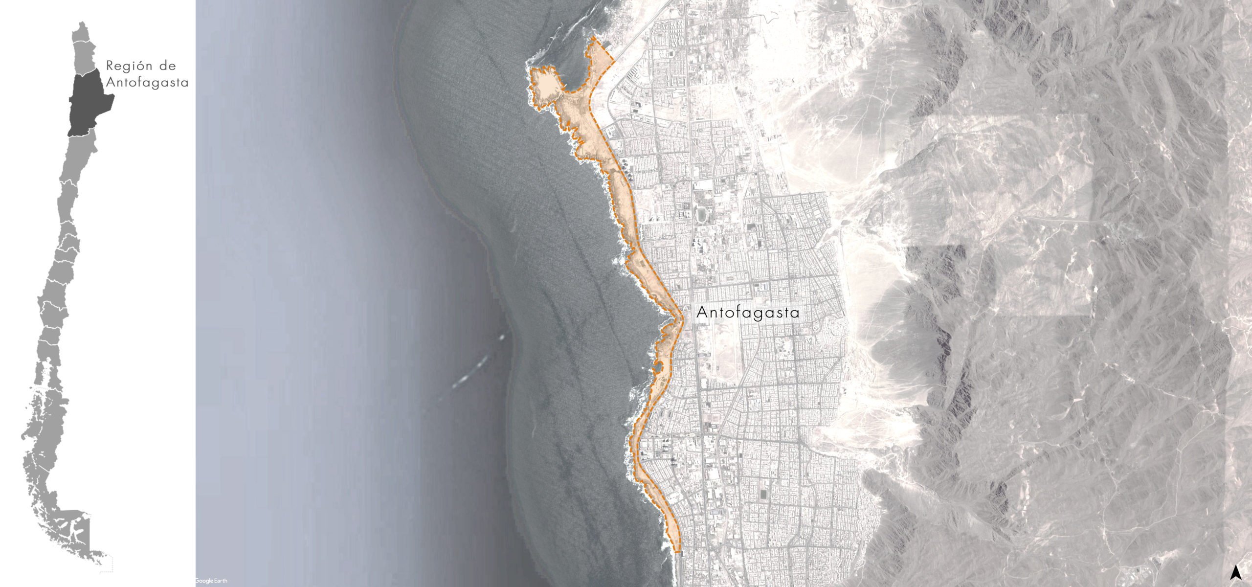 Propuesta Concurso Borde Costero Antofagasta, Mención Honrosa